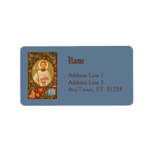 St. Aloysius Gonzaga (PM 01) NB Address Label 1b
