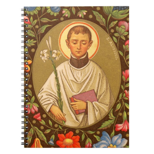 St. Aloysius Gonzaga (PM 01) Notebook (Front)