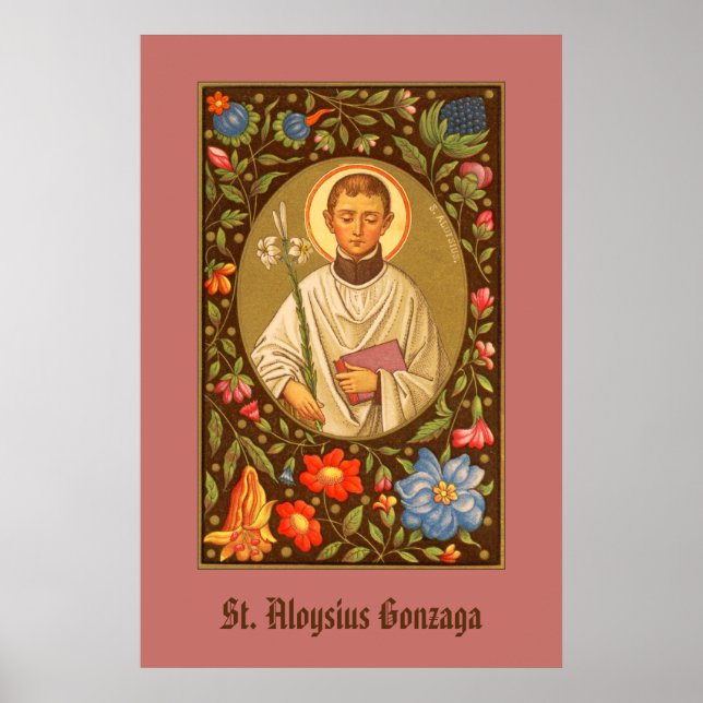 St. Aloysius Gonzaga (PM 01) Poster 1 (Front)