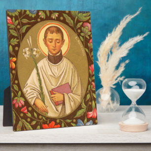 St. Aloysius (PM 01) 8"x10" Plaque 2 With Easel