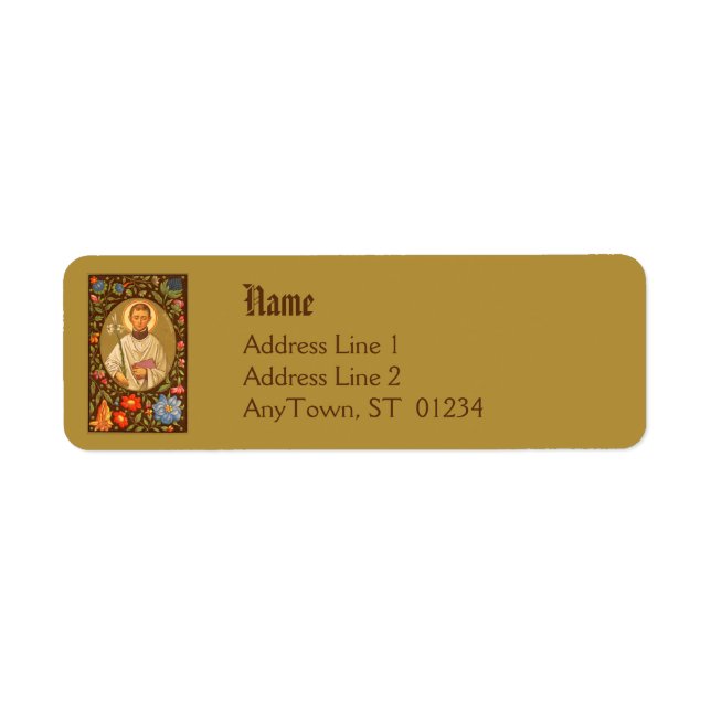 St. Aloysius (PM 01) NB Return Address Label 1a (Front)