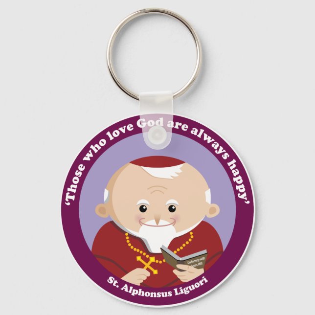 St Alphonsus Liguori Key Ring (Front)