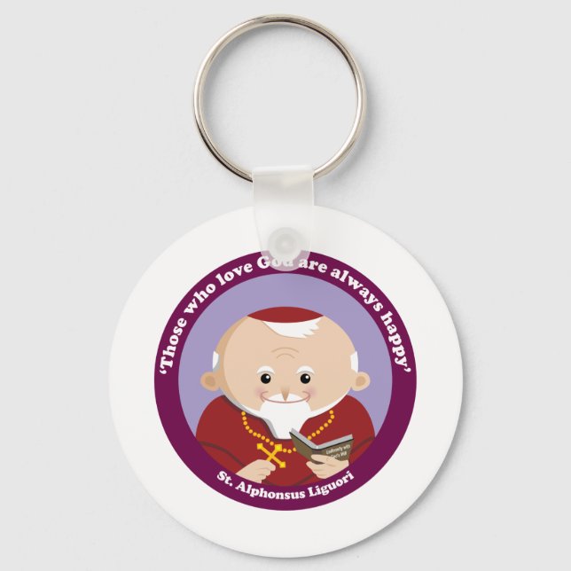 St Alphonsus Liguori Key Ring (Front)