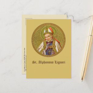 St. Alphonsus Liguori (SNV 02) (Round) Postcard