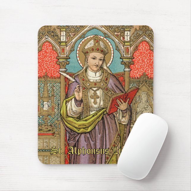 St. Alphonsus Liguori (VVP 005) Mouse Mat (With Mouse)