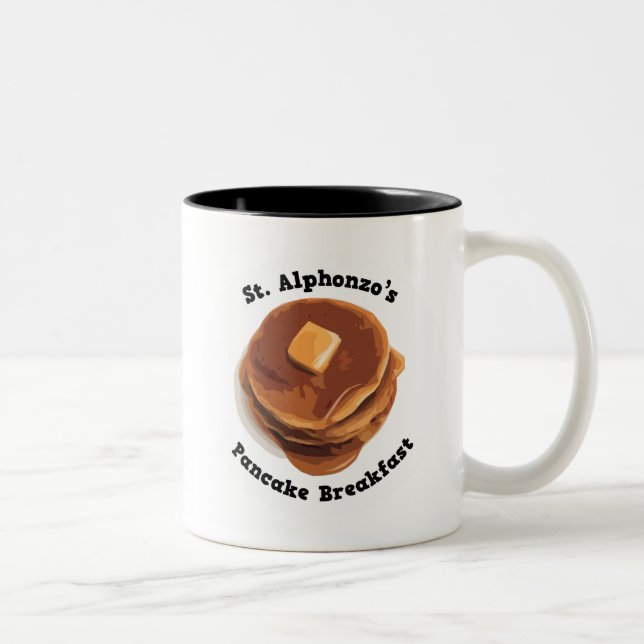 St Alphonzos Pancake Breakfast coffee or tea mug (Right)