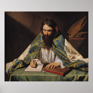 St. Ambrose , c.1633-39 Poster