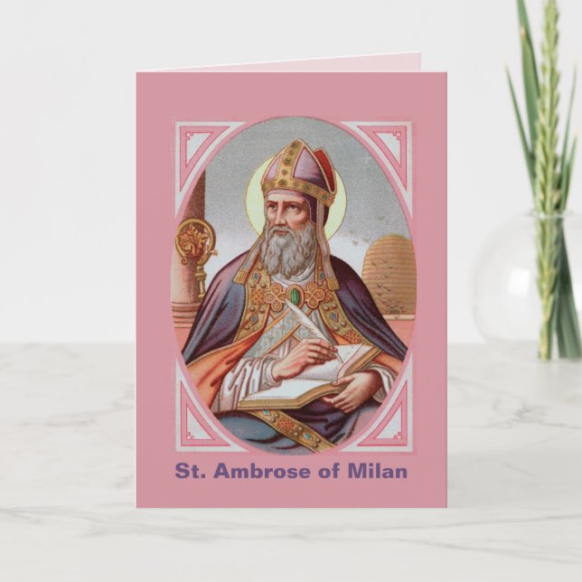 St. Ambrose of Milan (BEN 001) Card (Front)