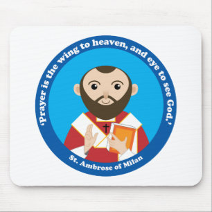 St. Ambrose of Milan Mouse Mat