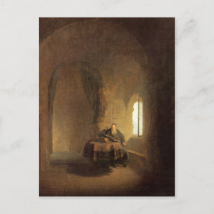 St. Anastasius by Rembrandt Harmenszoon van Rijn Postcard