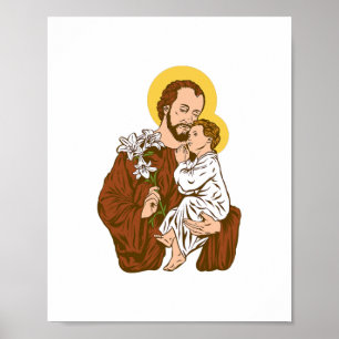St and Child Jesus Consecration 2021 Catholic Sain Poster
