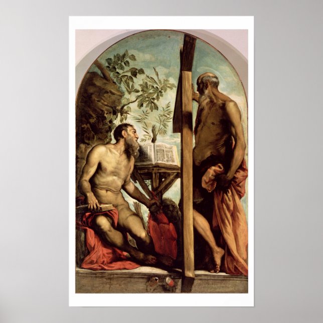 St. Andrew and St. Jerome Poster (Front)