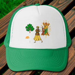 St. Andrew and Upscale Lady Golfer Golf Trucker Hat