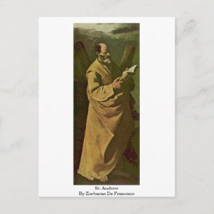St. Andrew By Zurbaran De Francisco Postcard