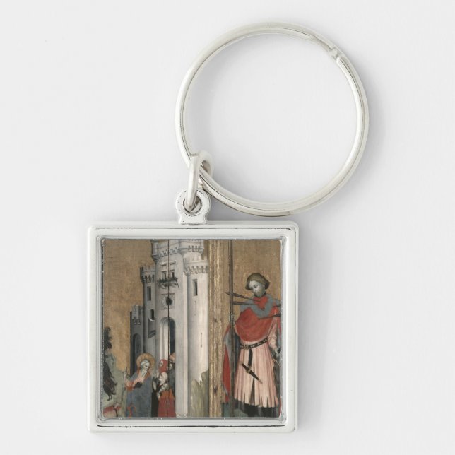 St. Andrew Chasing Demons from the Town Key Ring (Front)