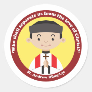 St. Andrew Dung Lac Classic Round Sticker