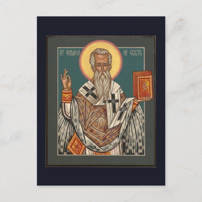 St. Andrew of Crete Postcard (Front)