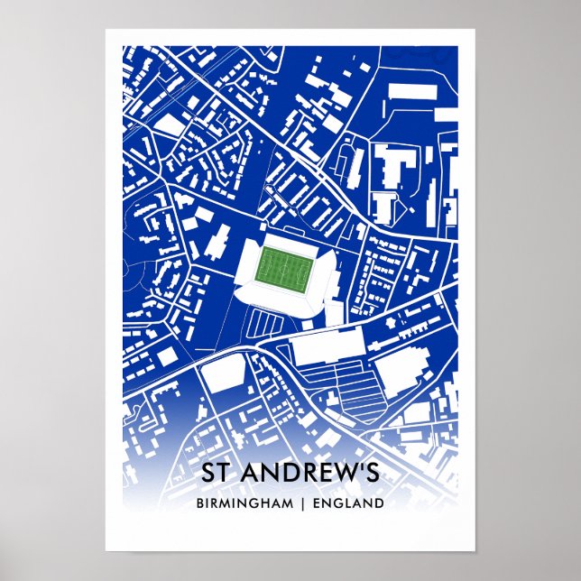 St Andrew’s Stadium Poster – Home of Birmingham (Front)