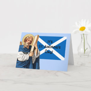 St. Andrew the Apostle and the Flag of Scotland Card