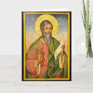 St. Andrew the Apostle by Yoan From Gabrovo Card