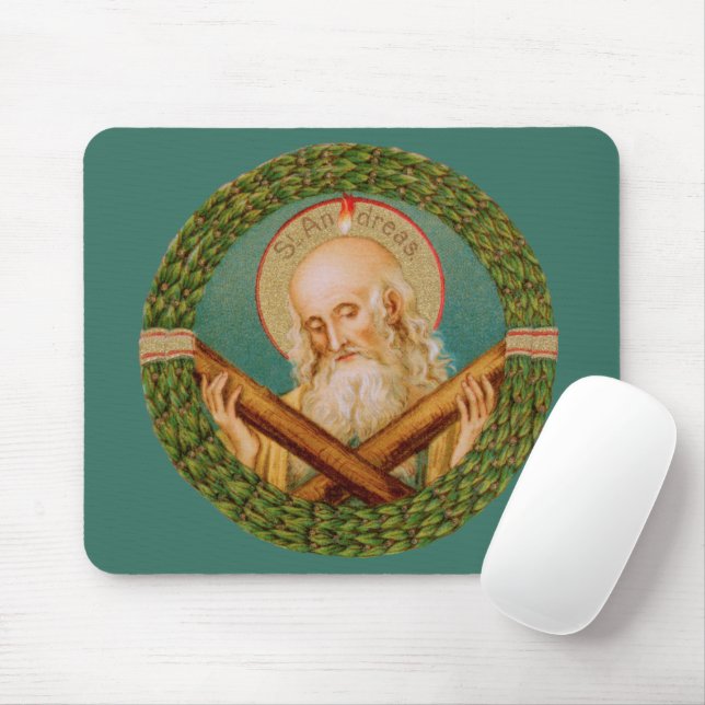 St. Andrew the Apostle (JMAS 02) Mouse Mat (With Mouse)