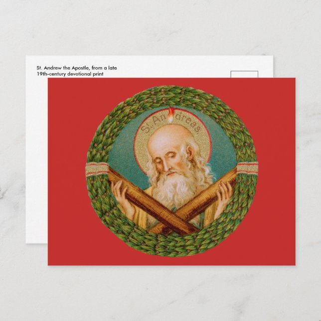 St. Andrew the Apostle (JMAS 02) Postcard (Front/Back)