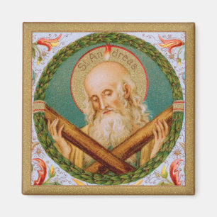 St. Andrew the Apostle (JMAS 02) Square Magnet