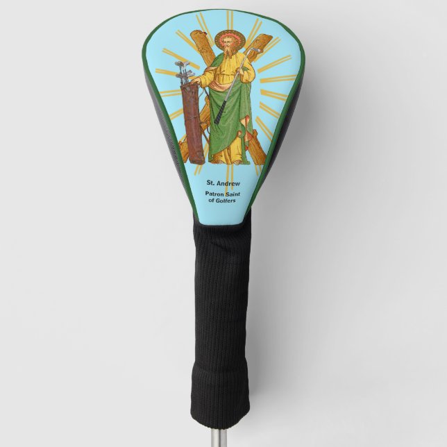 St. Andrew the Apostle, Patron of Golfers Golf Head Cover (Front)