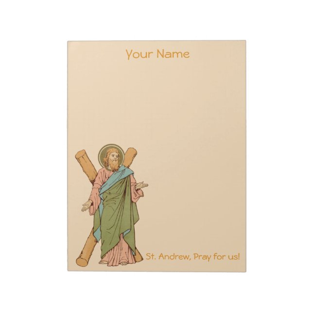 St. Andrew the Apostle (RLS 01) 8.5"x11" Notepad (Rotated)
