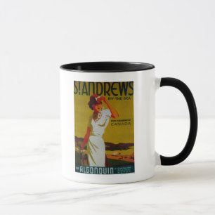 St. Andrews Algonquin Vintage PosterEurope Mug