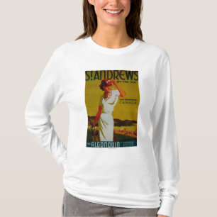 St. Andrews Algonquin Vintage PosterEurope T-Shirt