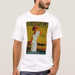 St. Andrews Algonquin Vintage PosterEurope T-Shirt
