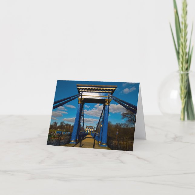 St Andrew's Bridge, Glasgow Greeting card (Front)