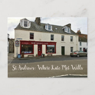 St Andrews Cafe Where Kate Met Wills Prince Postcard
