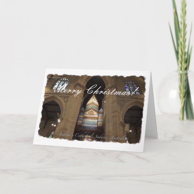St Andrew's Cathedral Sydney Holiday Card (Front)