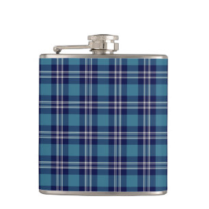 St Andrews District Tartan Hip Flask