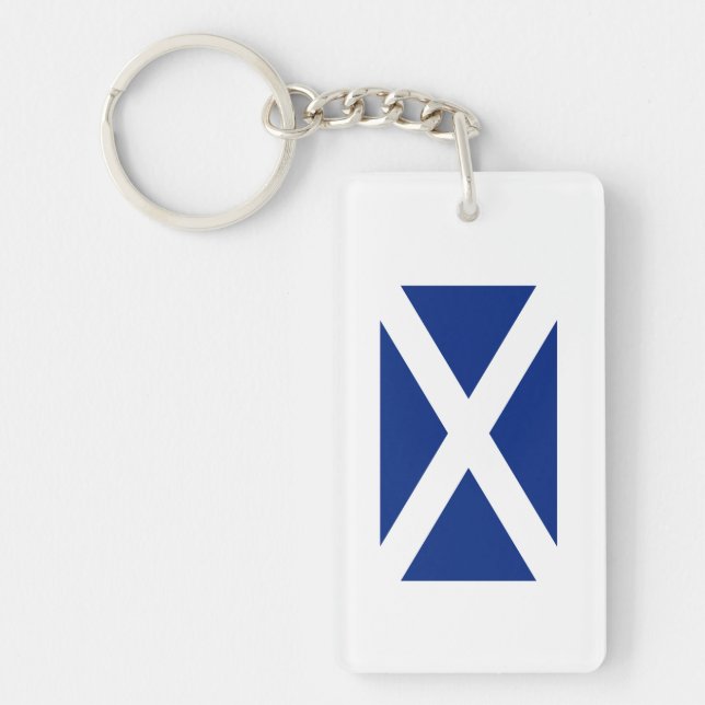 St. Andrews Flag Scottish Keychain (Front)