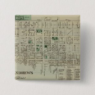 St Andrews NB 15 Cm Square Badge
