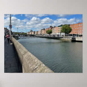 St Andrew's River Liffey Dublin Ireland Europe Poster