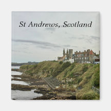 St Andrews Scotland Town Skyline View from Castle