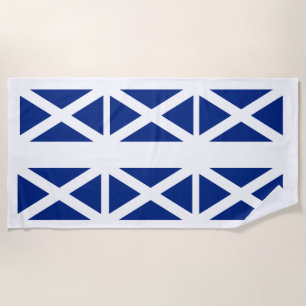 St. Andrews Scottish Flag Beach Towel
