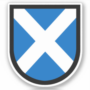 St. Andrew's Shield - 1 Up Contour Cut