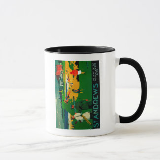 St. Andrews Vintage PosterEurope Mug