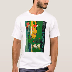 St. Andrews Vintage PosterEurope T-Shirt