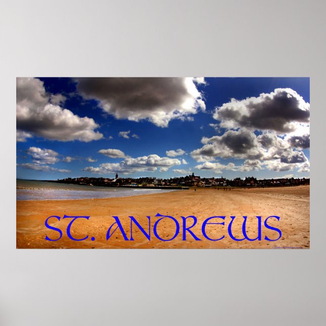 st. andrews west beach poster (Front)