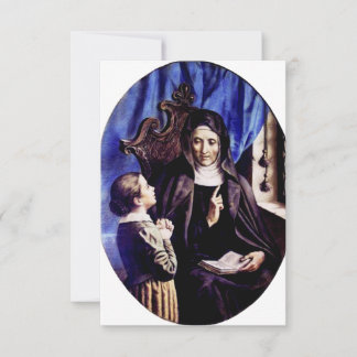 St. Angela Merici Architect of the Soul Holy Card