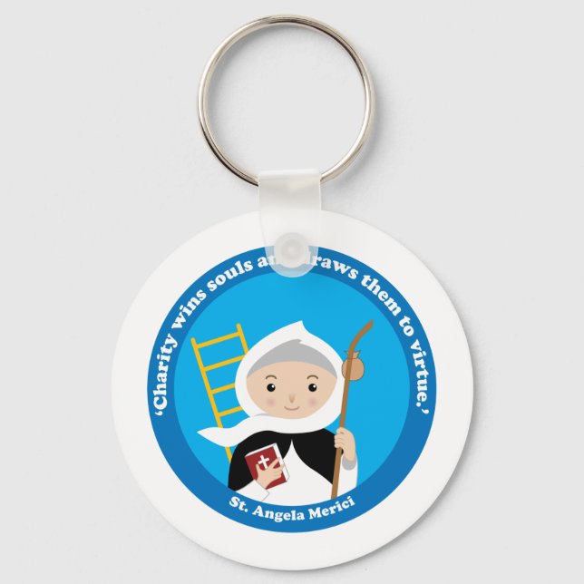 St. Angela Merici Key Ring (Front)