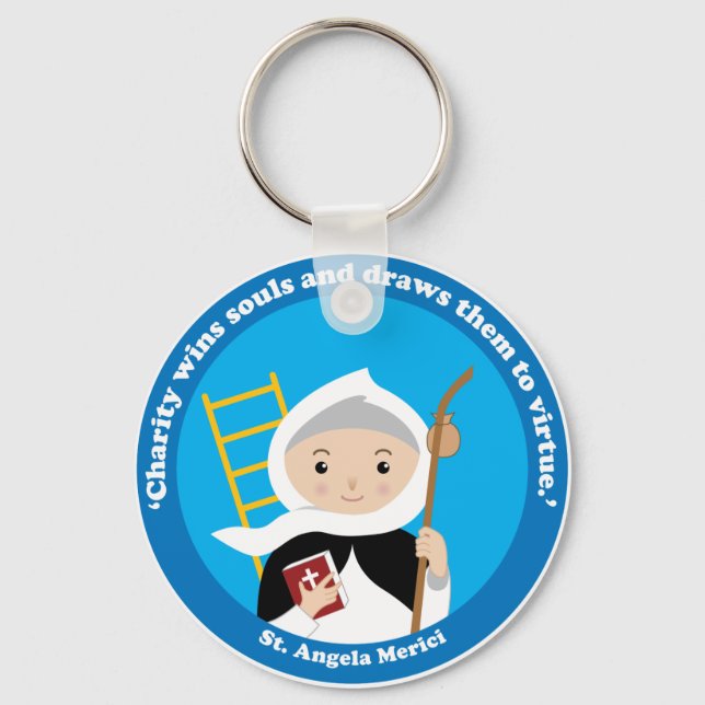 St. Angela Merici Key Ring (Front)