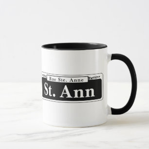 St. Ann St., New Orleans Street Sign Mug