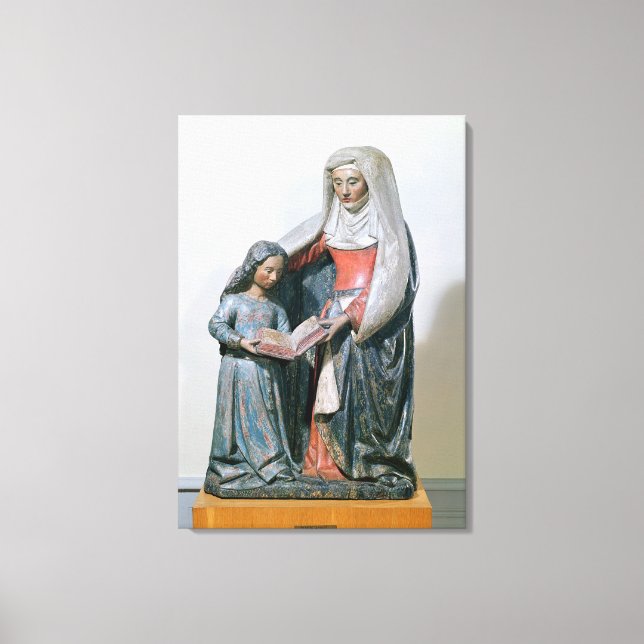 St. Anne and the Virgin, 1500-30 Canvas Print (Front)